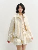 Romantic Order Wool Jackets & Skirt Set