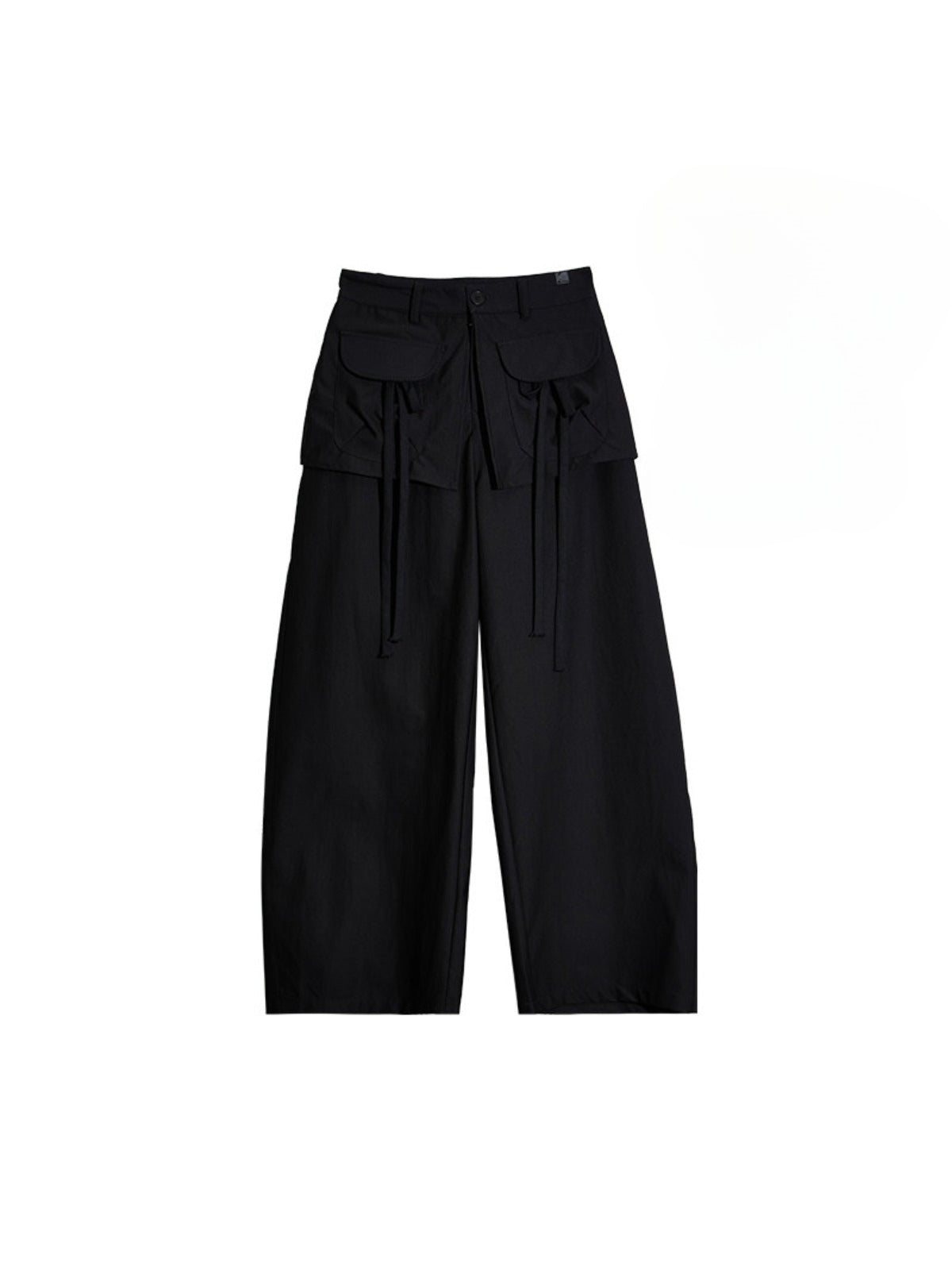 Drawstring Wide Leg Pants