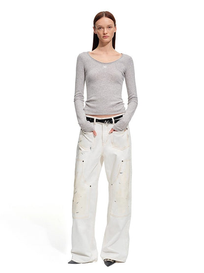 Polar Contour Leather Belt