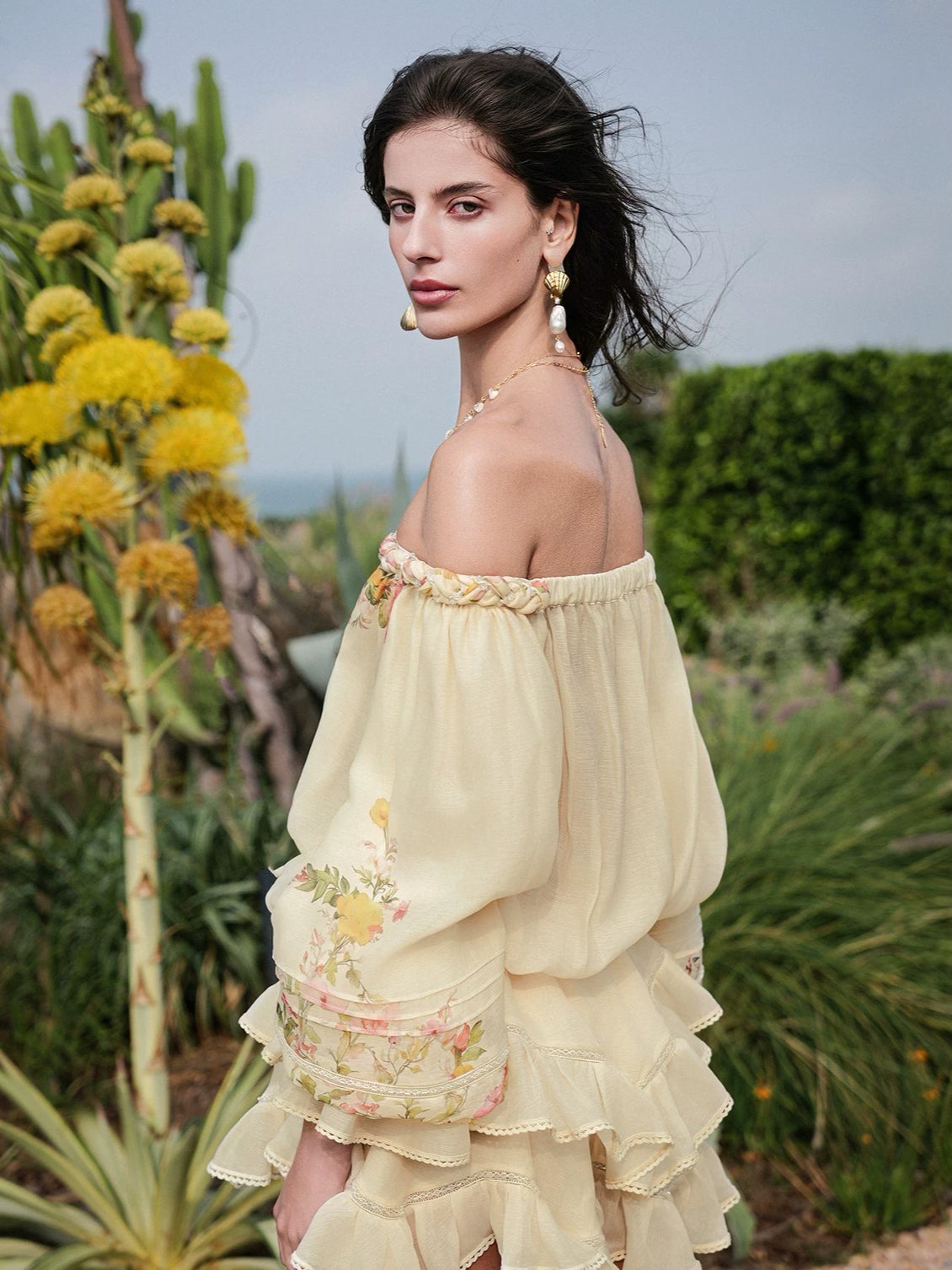 Venier Floral Playsuit