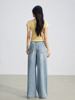 U-Neck Slim Basic Tee