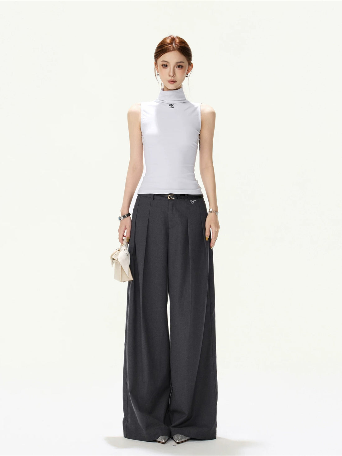 Mock Neck Knit Tank