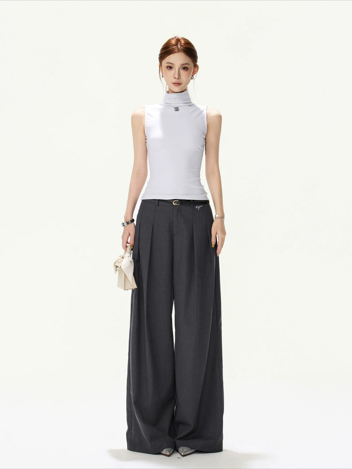 Mock Neck Knit Tank