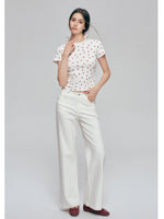 Washed Wide Leg Jeans