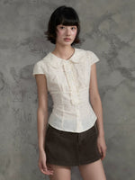 Floral Ruffle Blouse
