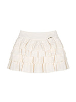 Retro Ballet Lace Tiered Mini Skirt