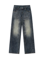 Vintage Wave Washed Jeans