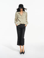 Sandwashed Lapel Shirt