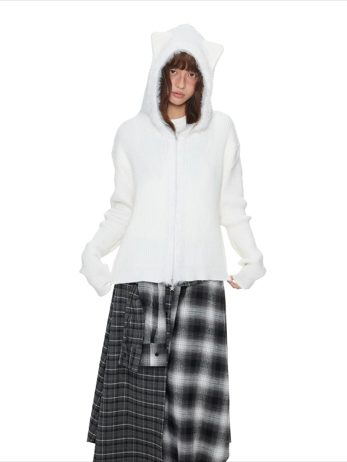 Bear Ear Knit Cardigan