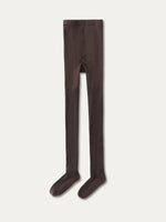 Cable Knit Wool Footed Tights