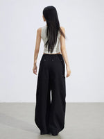 Pleated Utility Pants
