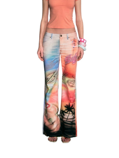 Gradient Flare Jeans