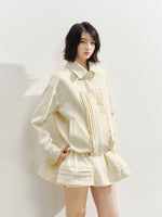 Romantic Order Wool Jackets & Skirt Set