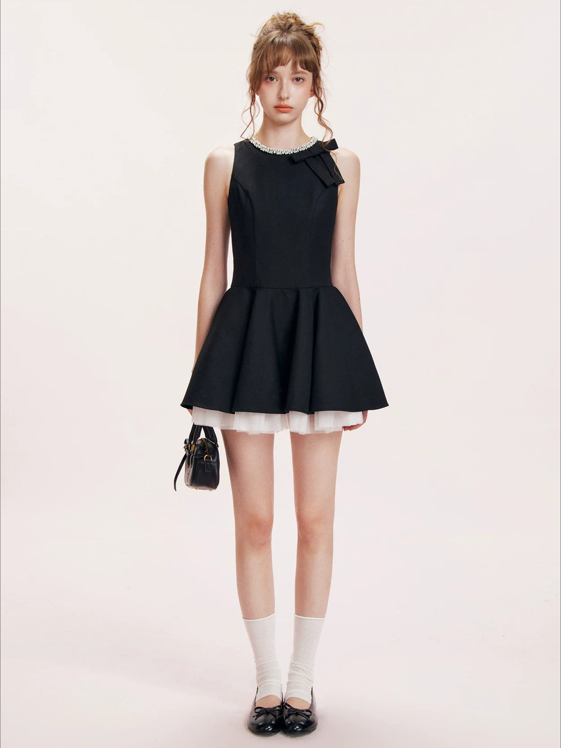 Rhinestone Bow Dress