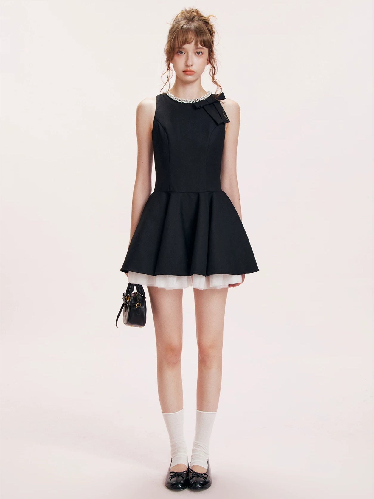 Rhinestone Bow Dress