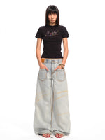 Washed Reversed - Pocket Jeans