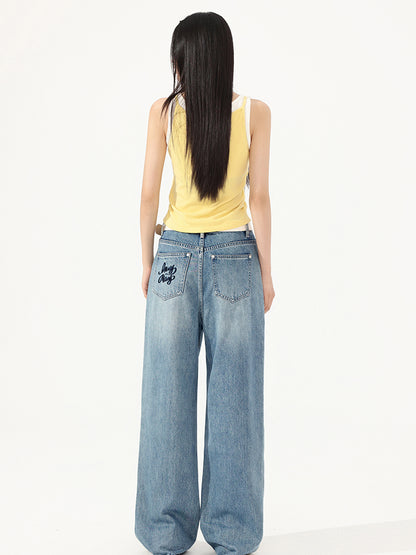 Fake Two-Piece Contrast-Color Spliced Tank Top
