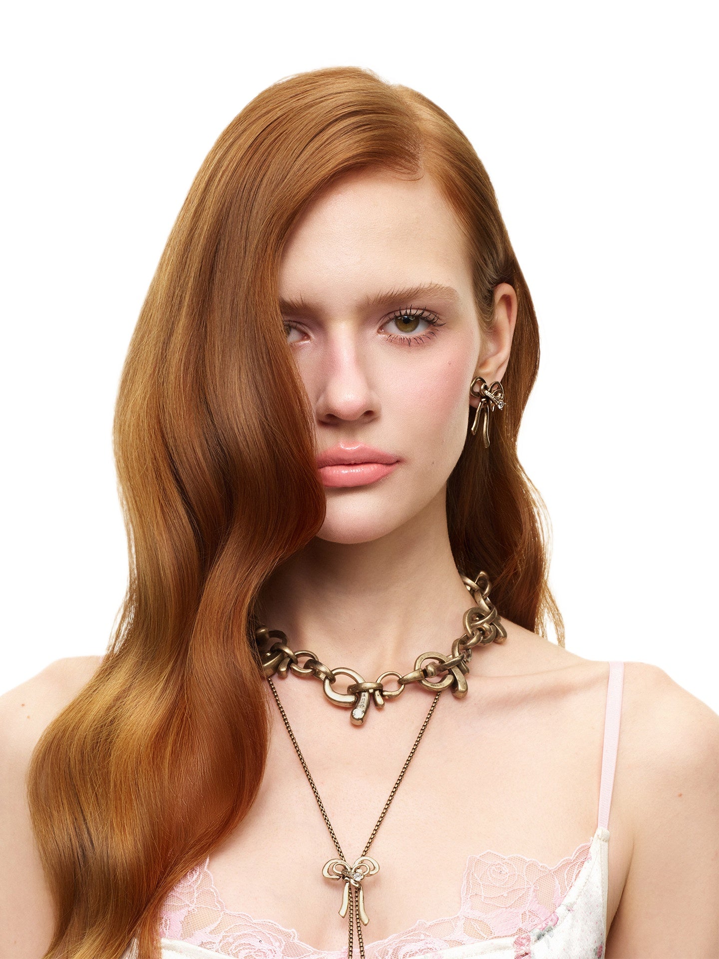 Vintage Bow Choker Necklace