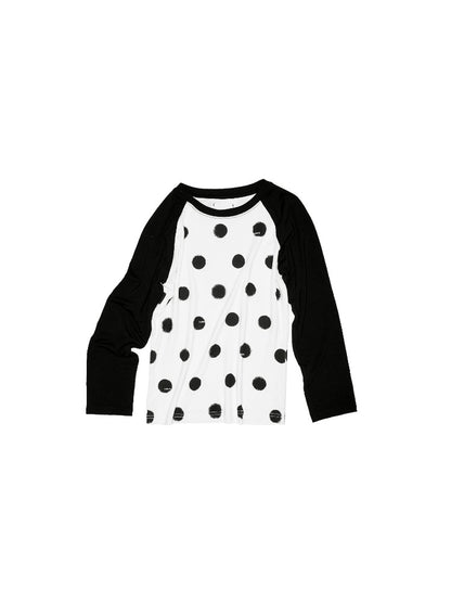 Polka Dot Raglan T-shirt