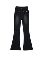 Vintage Washed High Rise Bootcut Jeans