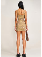 Vintage Hurricane Fade Short Dress Hurricane Camouflage