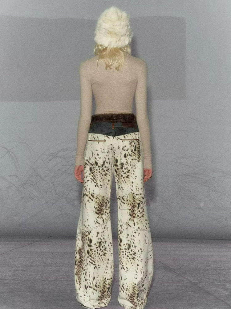 Leopard Print Cocoon Pants