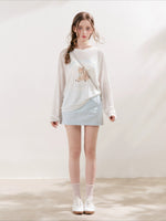 Deer Printed Top & Skirt Set