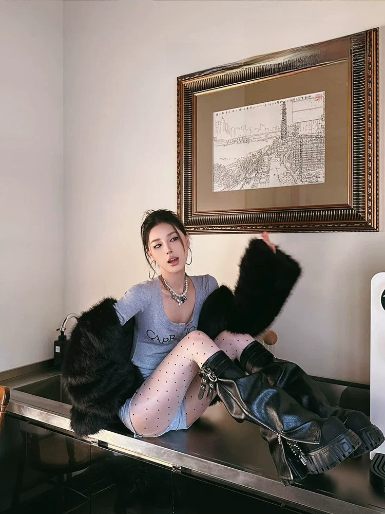Platform Combat Boots