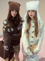 "My Little Bear" Rabbit Hair Hat