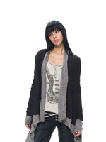 Reversible Wing Print Cardigan