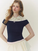 Layered Doll Collar Shirt