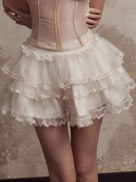 Apricot Corset Top & Skirt Set