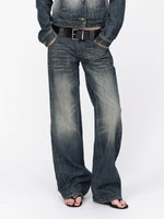 Vintage Wave Washed Jeans