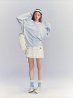 Lace Tiered Mini Skirt