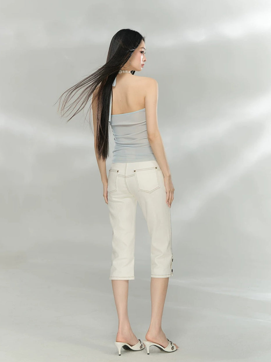Mesh Halter Tube Top