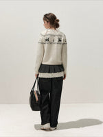 Deer Fair Isle Knit Cardigan