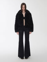 Reversible Shearling Suede Jacket