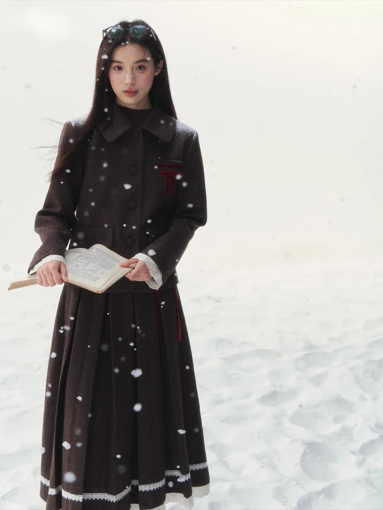 Bambi Wool Tweed Set