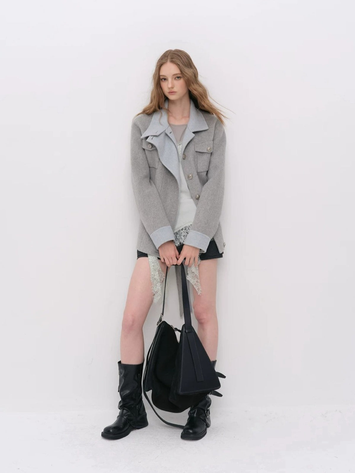 Urban Utility Wool Belted Coat