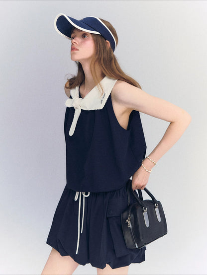 Rabbit Collar Halter Top