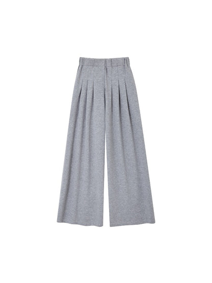 Off-Shoulder Irregular Blouse &amp; Pleated Pants Set