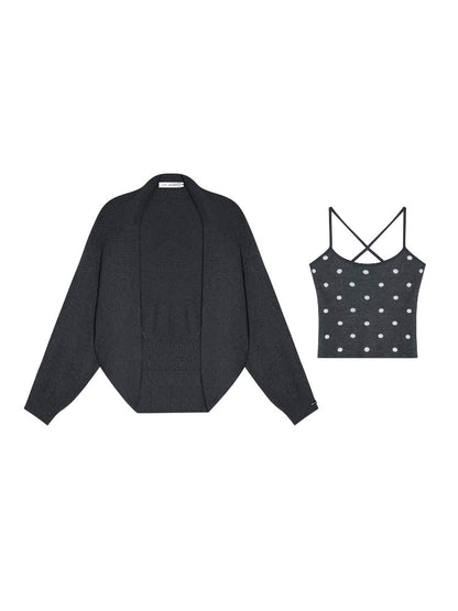 Polka Dot Layered Lounge Set