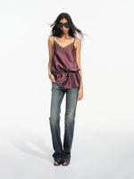 Lyocell Satin Lace Cami Top