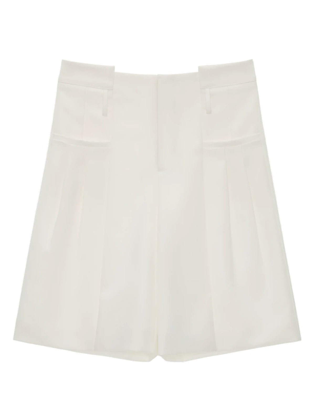 Tailored High Waist Bermuda Shorts