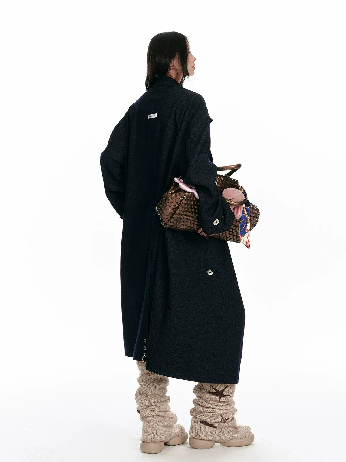 Korean Double Collar Trench Coat