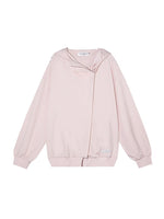 Lapel Zip Hoodie Set