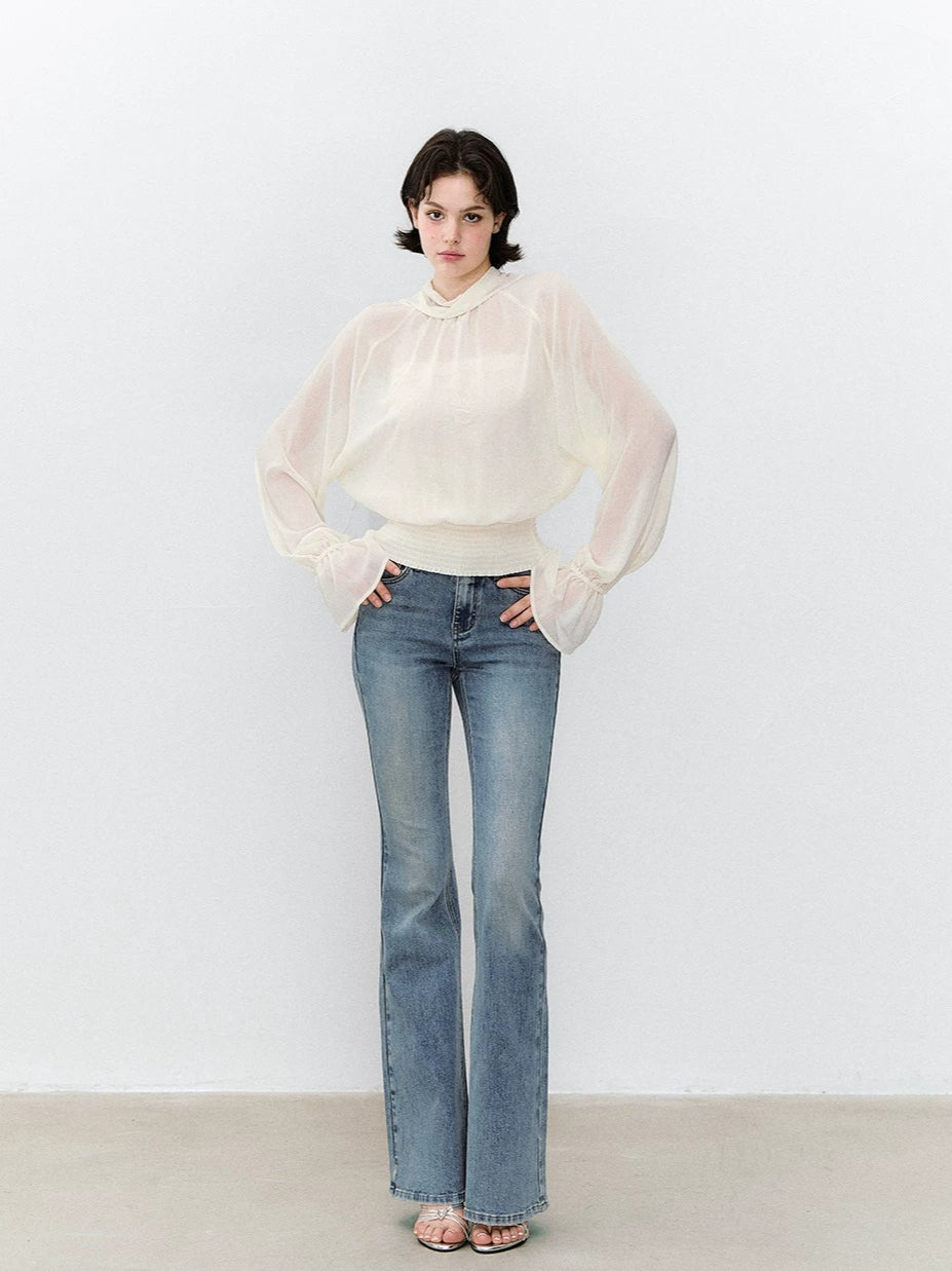 Reversible Chiffon Blouse