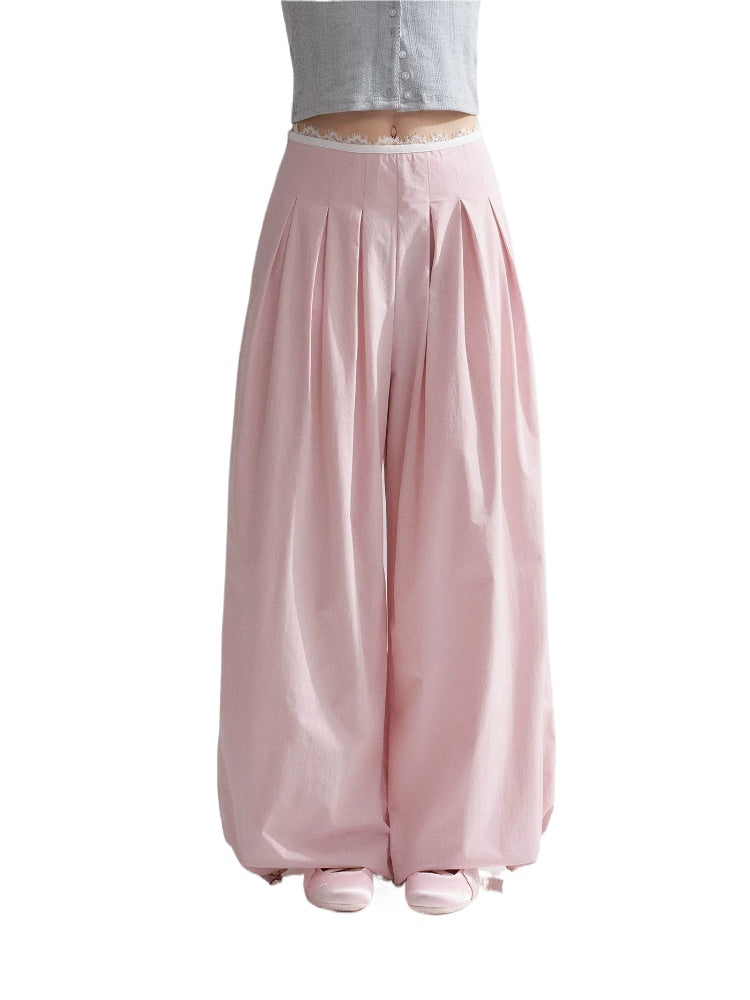 Pleated Balloon Pants