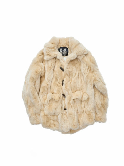 Rex Rabbit Patchwork Fur Jacket