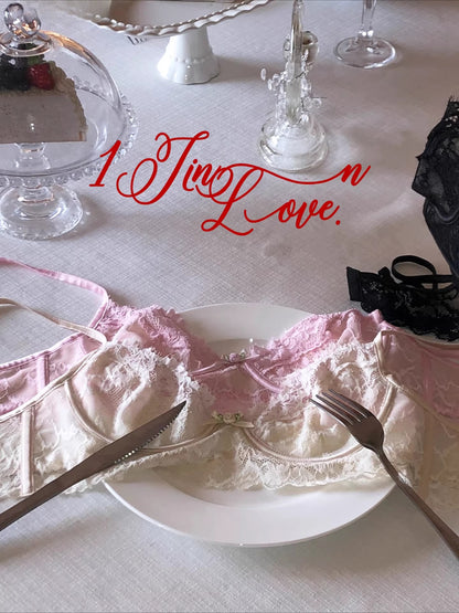 Lace Mesh Soft-Wire Bra